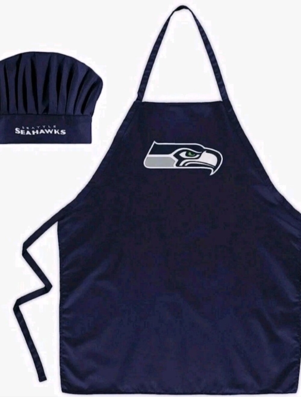 NFL Seattle Seahawks Navy Apron & Chef Hat Set
